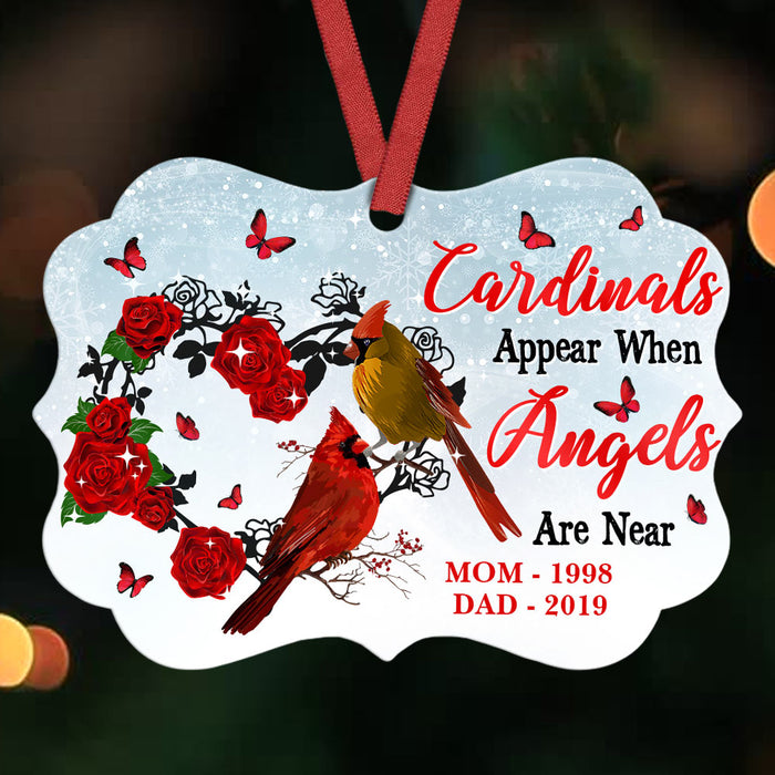 Personalized Memo Cardinal Christmas Benelux Ornament OB183 95O36 1