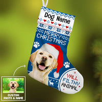 Personalized Dog Christmas Photo Stocking OB191 30O58 thumb 1