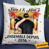 Personalized French Couple Coupler Ensemble Depuis Pillow OB191 87O34 (Insert Included) 1
