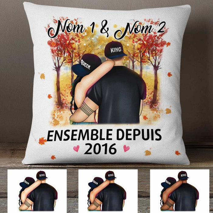 Personalized French Couple Coupler Ensemble Depuis Pillow OB191 87O34 (Insert Included) 1