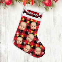 Personalized Photo Grandson Funny Christmas Stocking OB191 81O34 thumb 1
