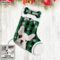 Personalized Dog Photo Christmas Stocking OB192 85O36 thumb 1