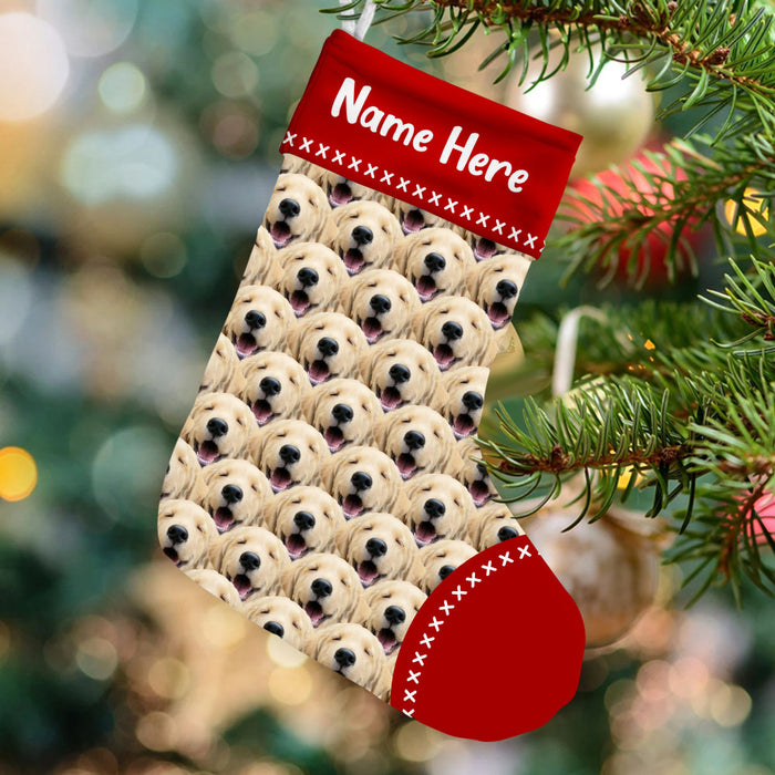 Personalized Dog Photo Christmas Stocking OB192 87O53 1