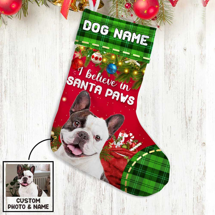 Personalized Dog Christmas Photo Stocking OB193 30O58 1