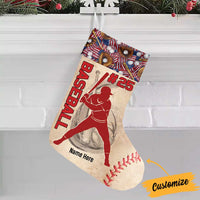 Personalized Baseball Kids Christmas Stocking OB201 95O34 thumb 1