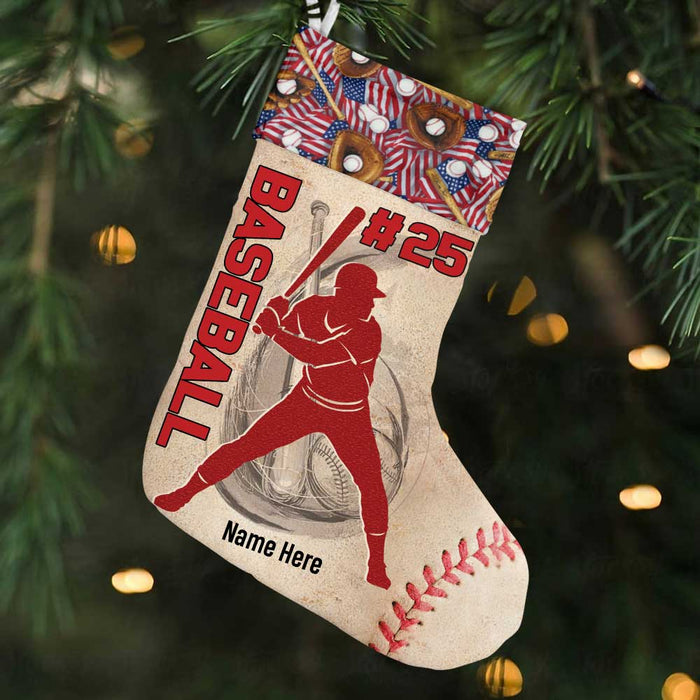 Personalized Baseball Kids Christmas Stocking OB201 95O34 1
