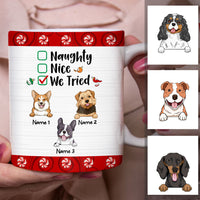 Personalized Dog We Tried Christmas Mug SB183 95O47 thumb 1