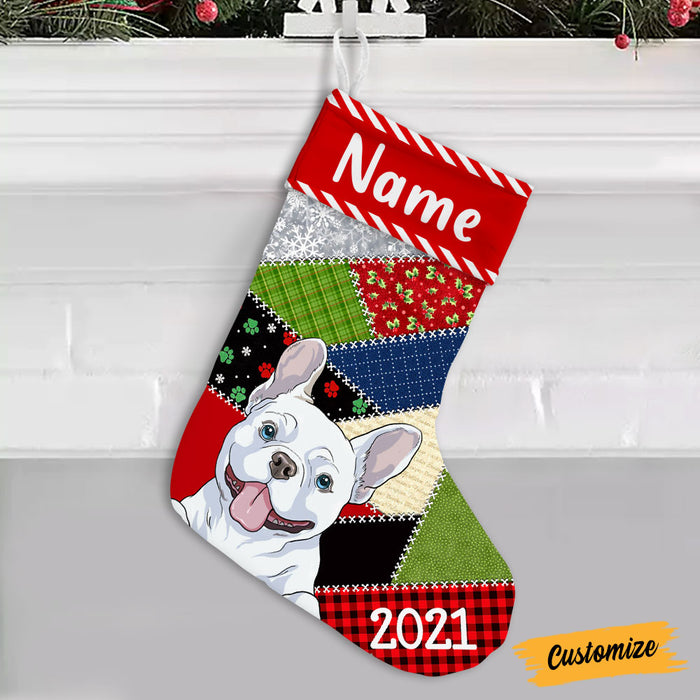 Personalized Christmas Dog Stocking OB201 23O47 1