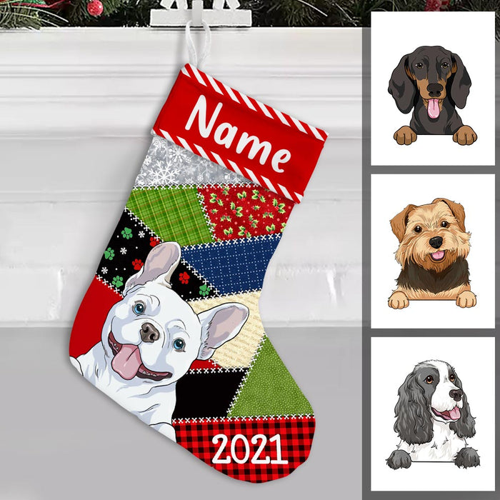 Personalized Christmas Dog Stocking OB201 23O47 1