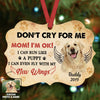 Personalized Dog Memo New Wings Photo Benelux Ornament OB202 85O36 1