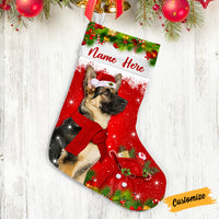 Personalized German Shepherd Dog Christmas Stocking OB194 87O53 thumb 1
