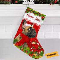 Personalized French Bulldog Dog Christmas Stocking OB201 87O53 thumb 1