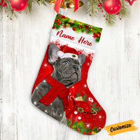 Personalized French Bulldog Dog Christmas Stocking OB201 87O53 thumb 1