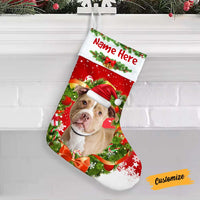 Personalized Dog Christmas Pit Bull Stocking OB202 30O58 thumb 1