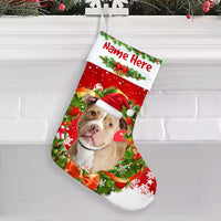 Personalized Dog Christmas Pit Bull Stocking OB202 30O58 thumb 1