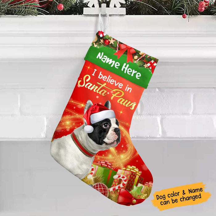 Personalized Dog French Bulldog Christmas Stocking OB221 30O58 1