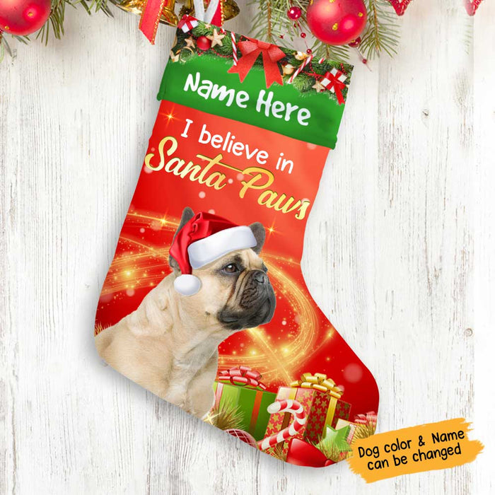 Personalized Dog French Bulldog Christmas Stocking OB221 30O58 1