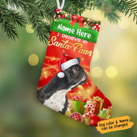 Personalized Dog French Bulldog Christmas Stocking OB221 30O58 thumb 1