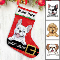 Personalized Santa's Helper Christmas Dog Stocking OB211 23O57 thumb 1