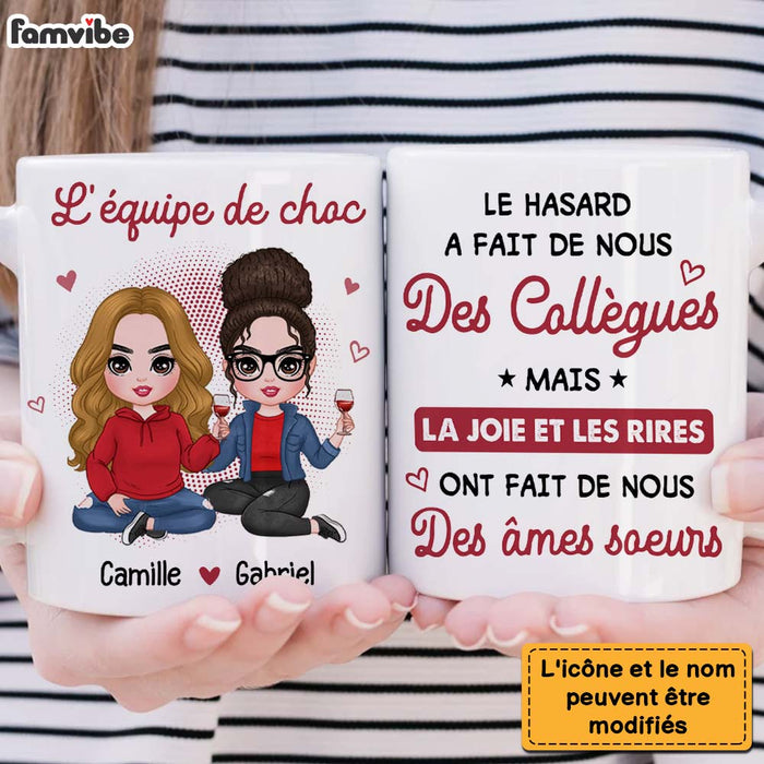 Personalized Gift For Friends French Collègues Mug 30449 1