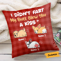 Personalized Dog Mom Dog Fart Kiss Pillow OB212 81O36 (Insert Included) thumb 1