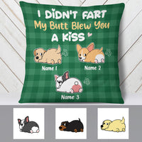 Personalized Dog Mom Dog Fart Kiss Pillow OB212 81O36 (Insert Included) thumb 1