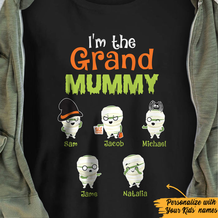 Personalized Halloween Grand Mummy T Shirt JL162 67O57 1