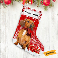 Personalized Dachshund Dog Christmas Stocking OB211 87O53 thumb 1