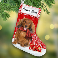 Personalized Dachshund Dog Christmas Stocking OB211 87O53 thumb 1