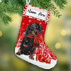 Personalized Dachshund Dog Christmas Stocking OB211 87O53 1
