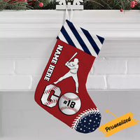 Personalized Baseball Grandson Christmas Stocking OB221 23O36 thumb 1