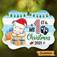 Personalized Baby Kid Present Christmas Benelux Ornament OB213 81O47 thumb 1