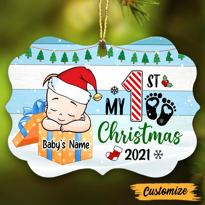 Personalized Baby Kid Present Christmas Benelux Ornament OB213 81O47 1