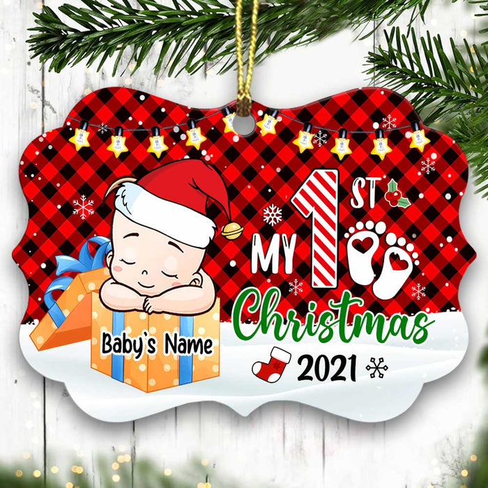 Personalized Baby Kid Present Christmas Benelux Ornament OB213 81O47 1