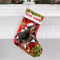 Personalized Dog Dachshund Christmas Stocking OB222 30O58 thumb 1