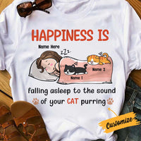 Personalized Cat Mom Sleep T Shirt OB221 81O34 thumb 1