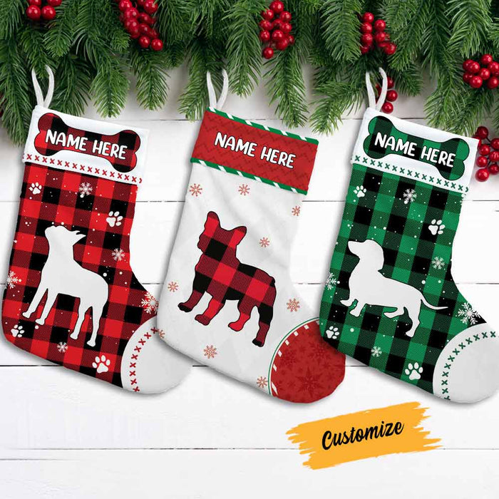 Personalized Dog Christmas Stocking OB212 95O57 1