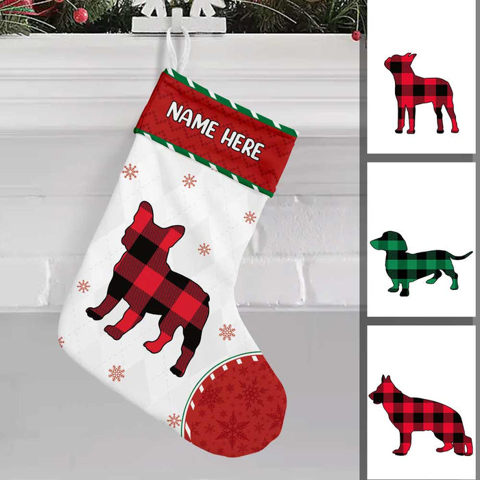 Personalized Dog Christmas Stocking OB212 95O57 1