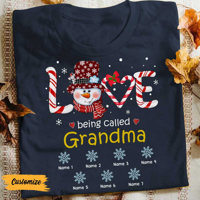 Personalized Grandma Christmas T Shirt OB223 30O58 1