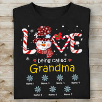 Personalized Grandma Christmas T Shirt OB223 30O58 thumb 1
