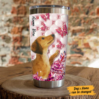Personalized Dachshund Dog Steel Tumbler OB221 87O53 thumb 1