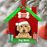 Personalized Dog Christmas House Ornament OB223 81O34 thumb 1