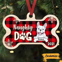 Personalized Good Dog Christmas Bone Ornament OB232 81O47 thumb 1