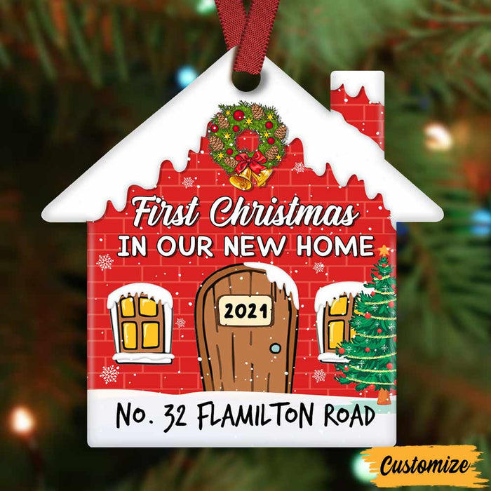 Personalized First Christmas Home House Ornament OB231 26O57 1