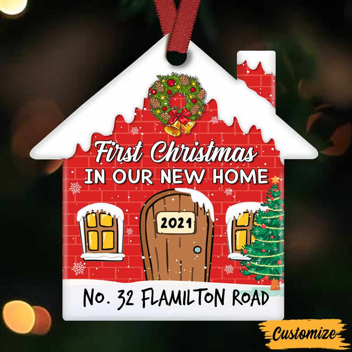 Personalized First Christmas Home House Ornament OB231 26O57 1