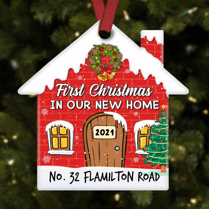 Personalized First Christmas Home House Ornament OB231 26O57 1