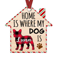 Personalized Dog Christmas House Ornament OB253 85O57 thumb 1