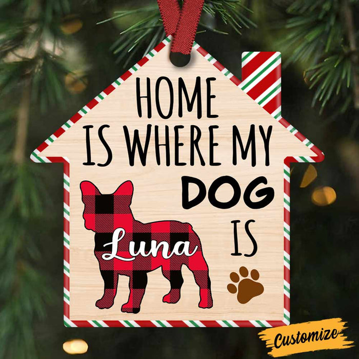 Personalized Dog Christmas House Ornament OB253 85O57 1