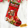 Personalized Dachshund Dog Christmas Stocking OB262 30O58 1