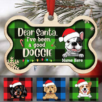 Personalized Dog Christmas Good Doggie Bone Ornament OB263 30O58 thumb 1